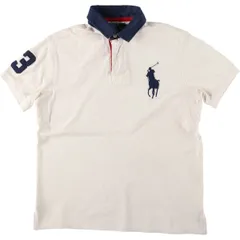 古着 ラルフローレン Ralph Lauren POLO by Ralph Lauren CUSTOM FIT ビックポニー 半袖 ポロシャツ メンズL相当/eaa551597