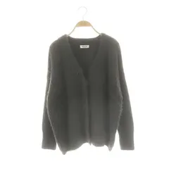 サロンアダムエロペ SALON adam et rope' 24AW シャギーVネックニットカーディガン Vネック F グレー /DF ■OS