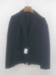 ◇ COMME CA ISM コムサイズム 1B 長袖 テーラード ジャケット サイズ7 ブラック レディース P  【1212280002981】