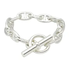 エルメス HERMES ブレスレット シェーヌダンクル ブレスレットGM 13コマ 腕回り17cm シルバー925 シェーヌダンクル ブレスレットGM 13コマ ユニセックス Used A