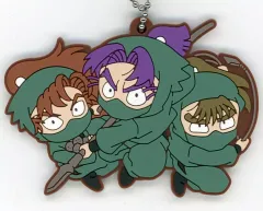 【中古】キーホルダー 善法寺伊作＆潮江文次郎＆中在家長次 「でふぉラバ! 劇場版忍たま乱太郎 キーホルダー2」