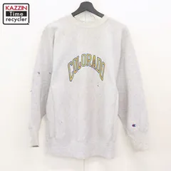 90s USA製 vintage Champion COLORADO リバースウィーブスウェット メンズ 表記Lサイズ