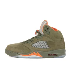 【美品】NIKE ナイキ サイズ:US11(29.0cm) | AIR JORDAN 5 RETRO OLIVE (DD0587-308) | エアジョーダン5 レトロ | アーミーオリーブ ソーラーオレンジ | ハイカット スニーカー シューズ【中古】