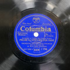 国内盤 ワルテルストララム/DEBUSSY:PRELUDE L'APRES-MIDI D'UN FAUNE/COLUMBIA J7745 SP