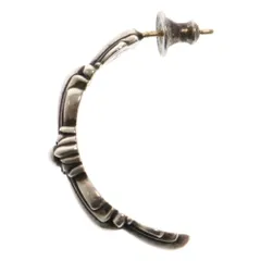 CHROME HEARTS (クロムハーツ) DOUBLE FLORAL CROSS HOOP ダブル