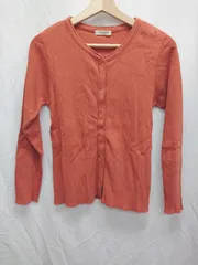 ◇ ⊂ FREAK'S STORE フリークスストア シンプル 長袖 カットソー　カーディガン サイズF オレンジ系 レディース P  【1409090002373】