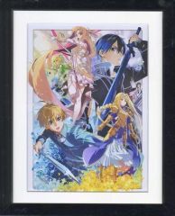 ソードアートオンライン 箔押しサイン入り 複製原画 川原礫 abec