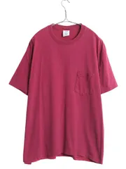 【お得なクーポン配布中!】 90s USA製 オールド ギャップ ポケット付き 無地 半袖 Tシャツ メンズ XL / ヘビーウェイト シングルステッチ 大きいサイズ ポケT 耳付き