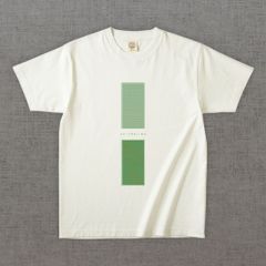 和柄Tシャツ　小紋 よろけ縞 -彩・角-