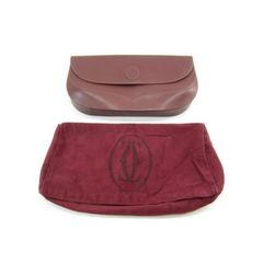 Cartier カルティエ マストライン セカンドBAG クラッチバッグ 鞄 ボルドー ∠UP3745