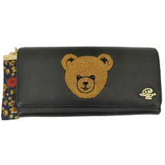 ポールアンドジョー PAUL＆JOE ACCESSOIRES かぶせ長財布 クマ刺繍 レディース 表記無 のサムネイル