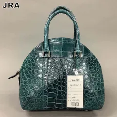 極美品✨ JRA認定 クロコダイル ハンドバッグ ペールグリーン 薄緑 光沢◎ 極美品✨ JRA認定 クロコダイル ハンドバッグ ペールグリーン 薄