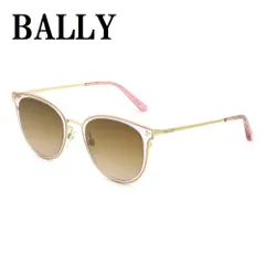 バリー BALLY BY0067-D 74W 53 サングラス アジアンフィット UVカット 紫外線カット ノーズパッド 鼻あて レディース ブラウン ピンク ゴールドのサムネイル