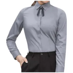 ☆ Aグレー ☆ XLサイズ ☆ ブラウス トップス ワイシャツ フォーマル ブラウス ワイシャツ フォーマル 長袖 レディース シャツブラウス シャツ レディースブラウス レディースシャツ 長袖ブラウス 長袖シャツ オフィスカジュアル シンプル 無地