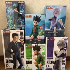 ゴン   キルア  レオリオ  一番くじ HUNTER×HUNTER   A賞 フィギュア B賞 フィギュア D賞 フィギュア  ぬーどるストッパーフィギュア-ゴン-  ぬーどるストッパーフィギュア-キルア-