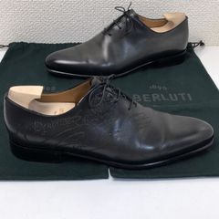 ベルルッティ　アレッサンドロ ガレ レザーオックスフォード