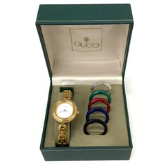 ◆GUCCI◆グッチ チェンジベゼル 7色 稼働品 メタリック