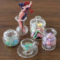 ミニチュア 花瓶  5種セット glassdome12-set
