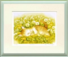 土田穣 「夏に向って」版画額装（ジクレー） - メルカリ