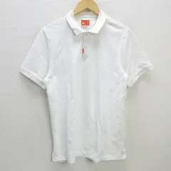 H■ナイキ/NIKE AT6112 19SU THE NIKE POLO 半袖ポロシャツ DRI-FIT【L】白/MENS■38 【中古】