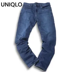 21AW★ UNIQLO ユニクロ 秋冬 ヒートテック★ ウルトラストレッチ スリムフィット デニム パンツ ジーンズ Sz.34 メンズ