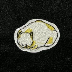 ★刺繍シール／ステッカー　ワッペン★　猫飼好五十三疋（みょうかいこうごじゅうさんびき）　箱根（はこね）　1枚
