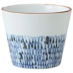 【新品・14営業日以内発送】西海陶器 60437 【3個入】 みじん唐草 そば猪口【沖縄離島販売不可】のサムネイル