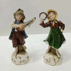 Sitzendorf ジッツェンドルフ フィギュリン ペア 人形 陶磁器 ドイツ