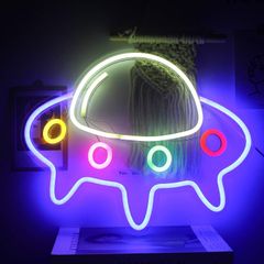 ネオンサイン 壁掛け ネオンイト 天体 発光サイン ネオン管 壁装飾 おしゃれ LED ネオン看板 部屋 インテリア バー カフェ 車 屋内 販売店 趣味 照明 D701