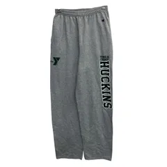 Champion スウェットパンツ M グレー チャンピオン イージーパンツ プリント 裏起毛 スポーティー ボトムス 古着卸 アメリカ仕入 2509-44