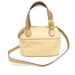 IT3299912 クリスチャンディオール ハンドバッグ ショルダーバッグ 2way レザー ベージュ レディース Christian Dior 中古