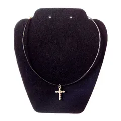 ネックレス ペンダント スカルクロスペンダント　サージカルステンレス　316ステンレスヘッド  メンズアクセサリー　レディース　男女共用　ネックレス チョーカー