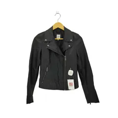 ギャップ Gap フェイクレザー ダブルライダースジャケット レディース  XXS