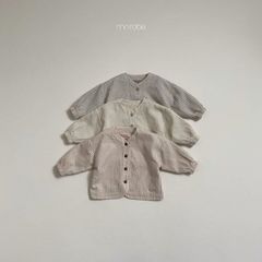【リトルブルーム韓国子供服】2025 春 即納 SALE 30％OFF  minirobe ミニローブ チェック リバーシブル カーディガン
