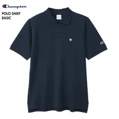［2025新作］Champion チャンピオン  C3-Z358 ポロシャツ ベーシック チャンピオン 370NAVY　Lサイズ