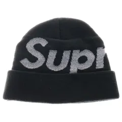 Supreme ブラック ニット帽　ビッグロゴ　黒 41faX4Wr8OL._UY350_.jpg