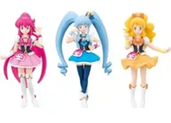 【中古】食玩 トレーディングフィギュア 全3種セット 「ハピネスチャージプリキュア! キューティーフィギュア」 