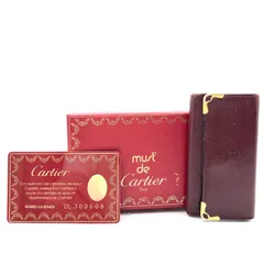 未使用級 Cartier キーケース カルティエ 箱付き ギャランティカード 2025年最新】Yahoo!オークション -カルティエ ギャランティ