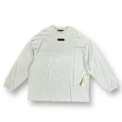 定価12100円 新品 FEAR OF GOD ESSENTIALS LONG SLEEVE SHIRT カットソー 長袖Tシャツ フィアオブゴッド エッセンシャルズ FOG ライトヘザー グレー