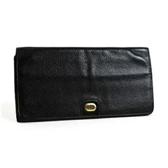 ダンヒル 二つ折り 長財布 ブラック レザー 中古 Bランク dunhill