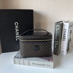 美品 CELINE マカダム柄 ミニハンドバッグ - メルカリ