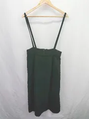 ◇ Θ Simplicite シンプリシテェ シンプル系 ノースリーブ ミニ丈 ワンピース サイズ表記なし ブラック系 レディース E  【1507250007760】