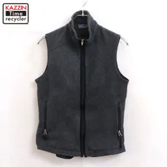 00s USA製 patagonia 無地 シンチラ フリース ベスト レディース 表記Mサイズ