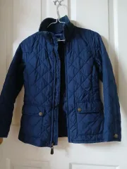 キッズ ポロ ラルフローレン ネイビー キルティング ジャケット 8 10