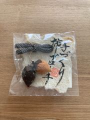 柿　ブローチ　布製　ハンドメイド