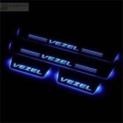 日産 NOTE E12系 後期 LED スカッフプレート シーケンシャル 青 Amazon