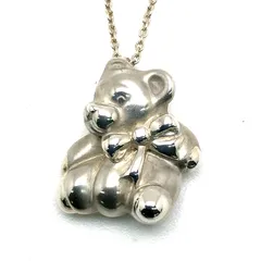 TIFFANY&Co. ティファニー ネックレス テディベア SV925 シルバー レディース 女性 婦人 クマモチーフ ペンダント