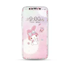 iPhone/x/xr/11/13pro 強化ガラス 保護フィルム マイメロディ
