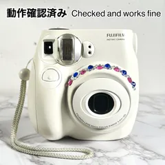 【稼働品】チェキ　FUJIFILM cheki　instax mini 7S インスタントカメラ　ホワイト