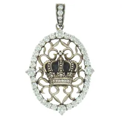 Justin Davis ジャスティンデイビス GATSBY クラウン ペンダント トップ シルバー系【中古】のサムネイル